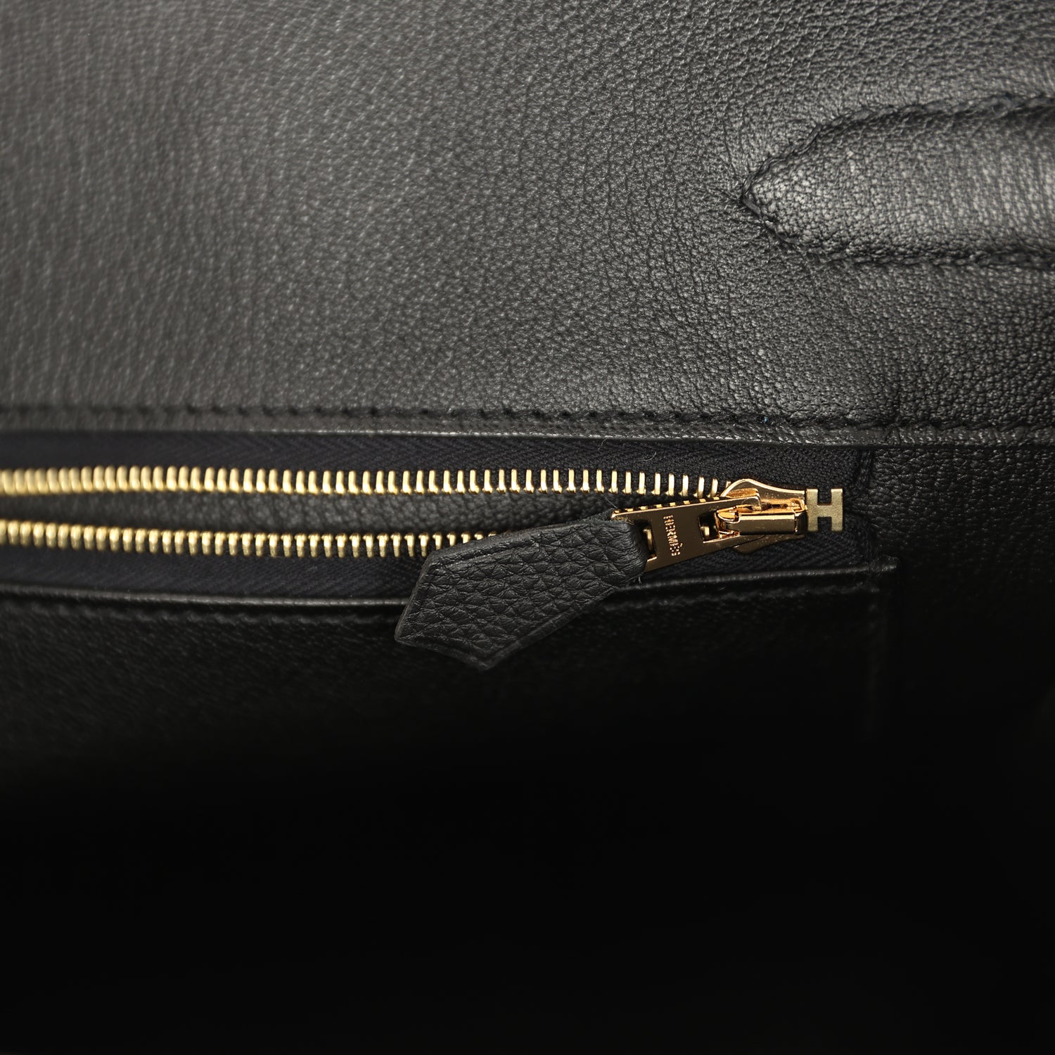 Hermes Birkin 35 Black Togo Gold Hardware