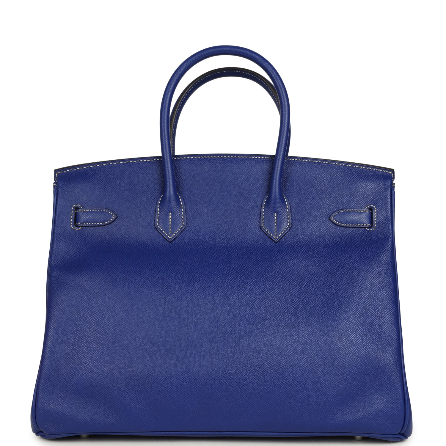 Hermes Candy Birkin 35 Bleu Electric Verso Epsom Palladium Hardware