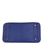 Hermes Candy Birkin 35 Bleu Electric Verso Epsom Palladium Hardware