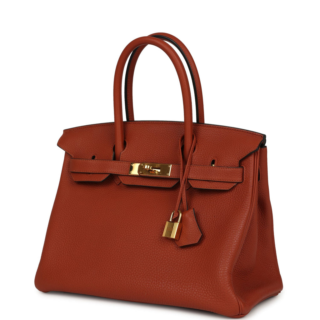 Hermes Birkin 30 Cuivre Togo Gold Hardware