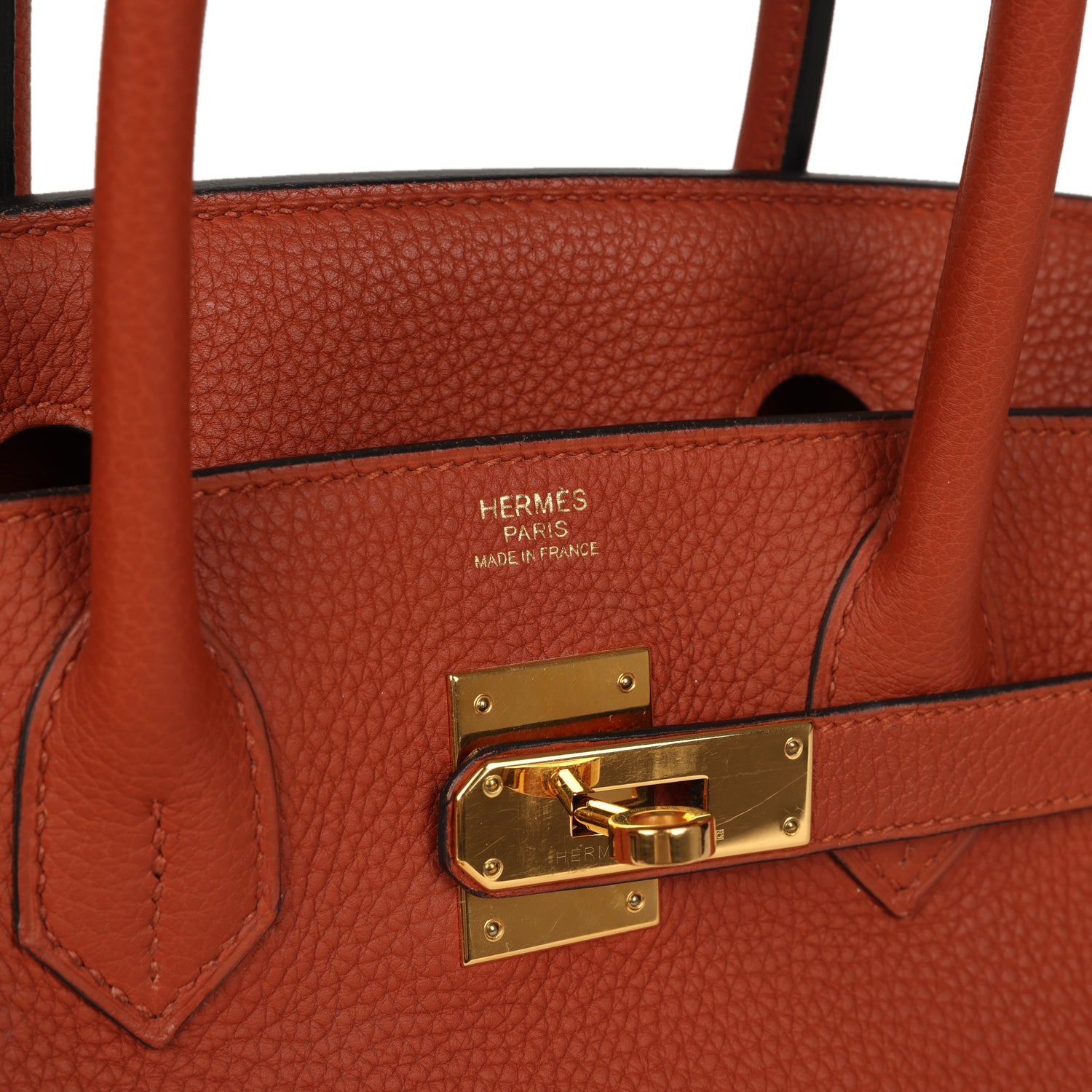 Hermes Birkin 30 Cuivre Togo Gold Hardware