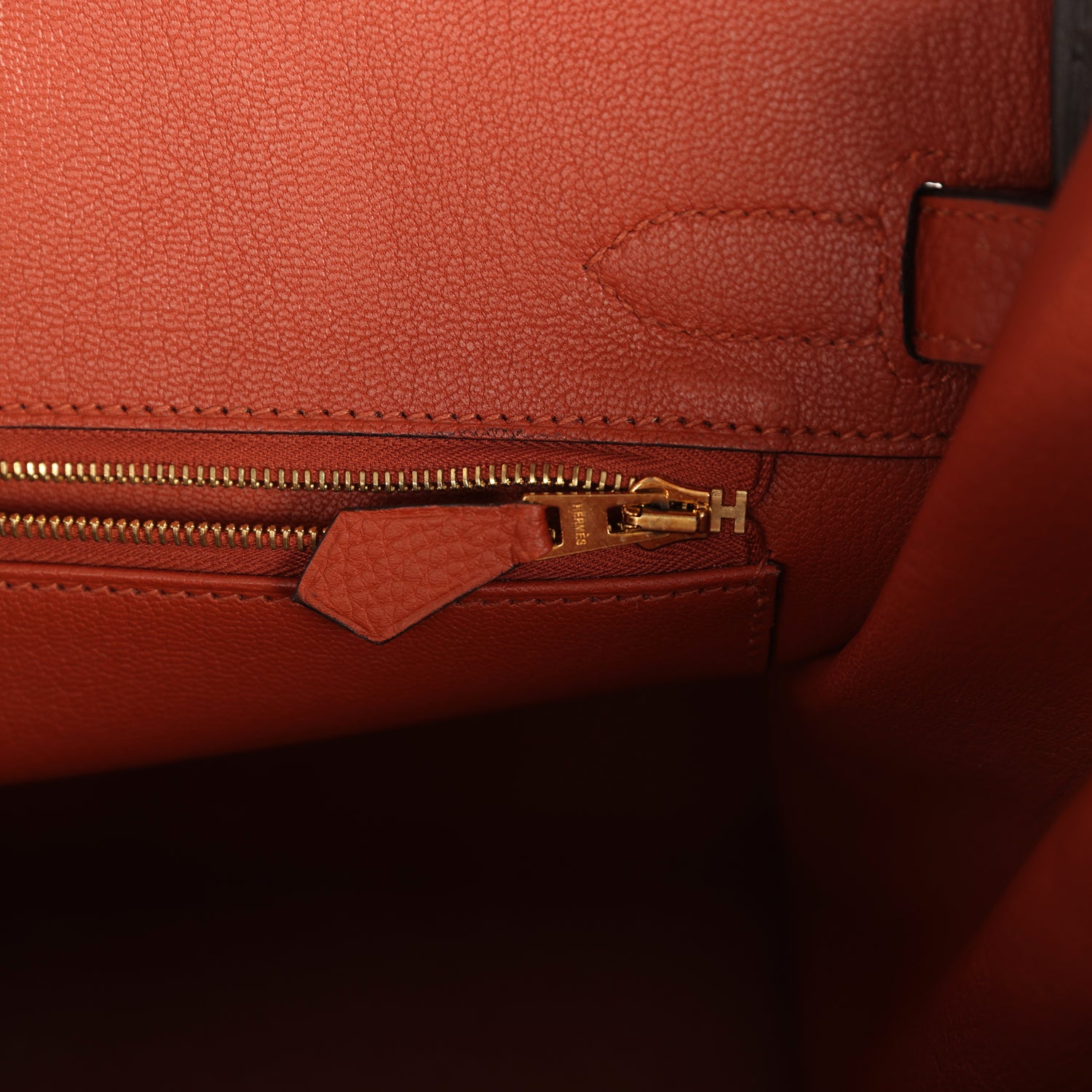 Hermes Birkin 30 Cuivre Togo Gold Hardware