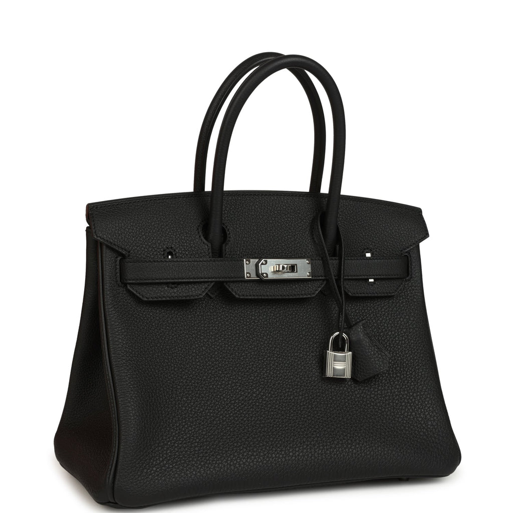 Hermes Birkin 30 Black Togo Palladium Hardware