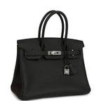 Hermes Birkin 30 Black Togo Palladium Hardware