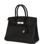Hermes Birkin 30 Black Togo Palladium Hardware