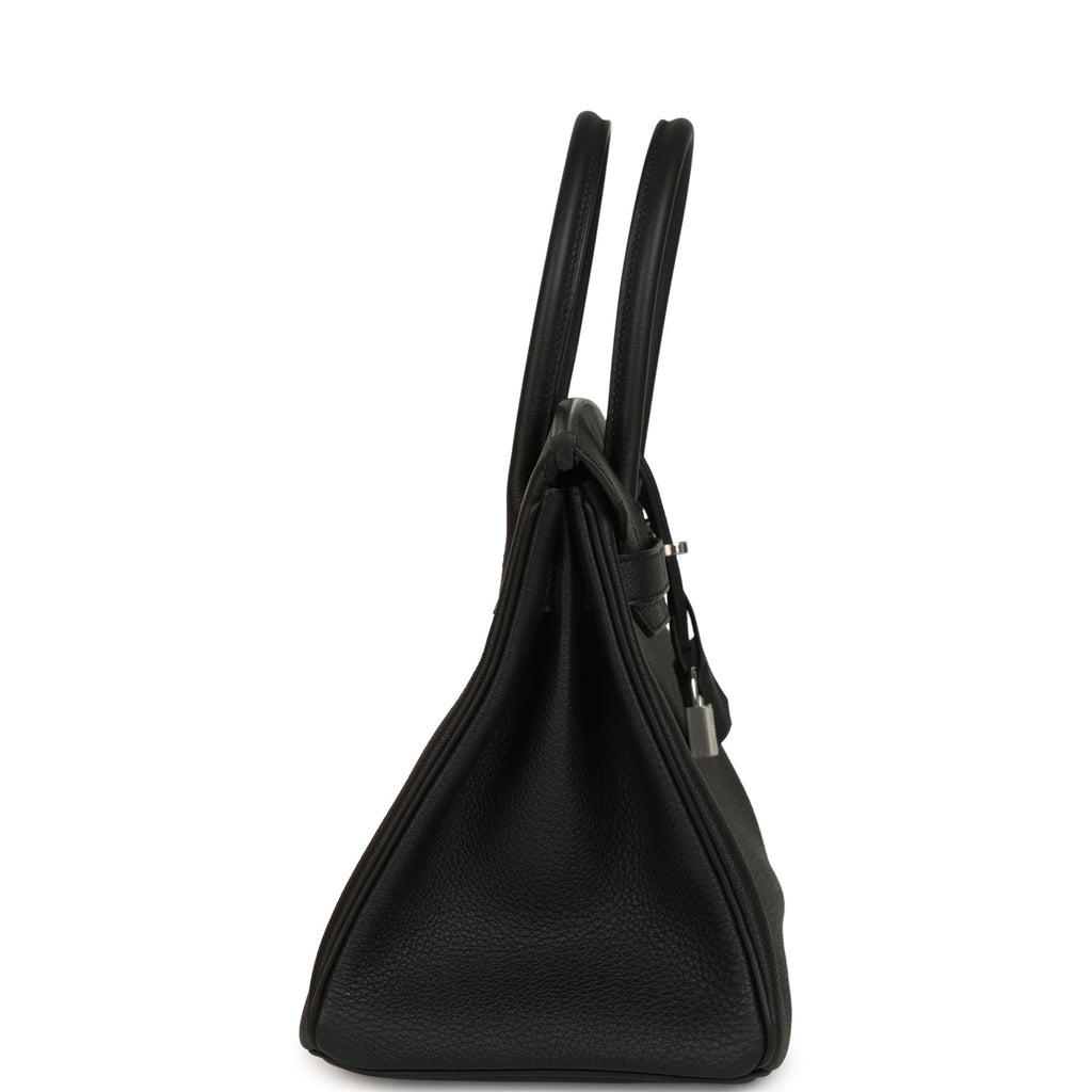 Hermes Birkin 30 Black Togo Palladium Hardware