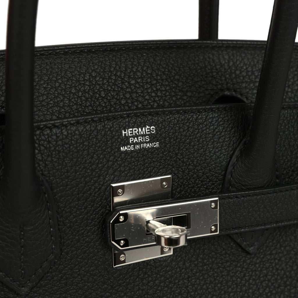 Hermes Birkin 30 Black Togo Palladium Hardware