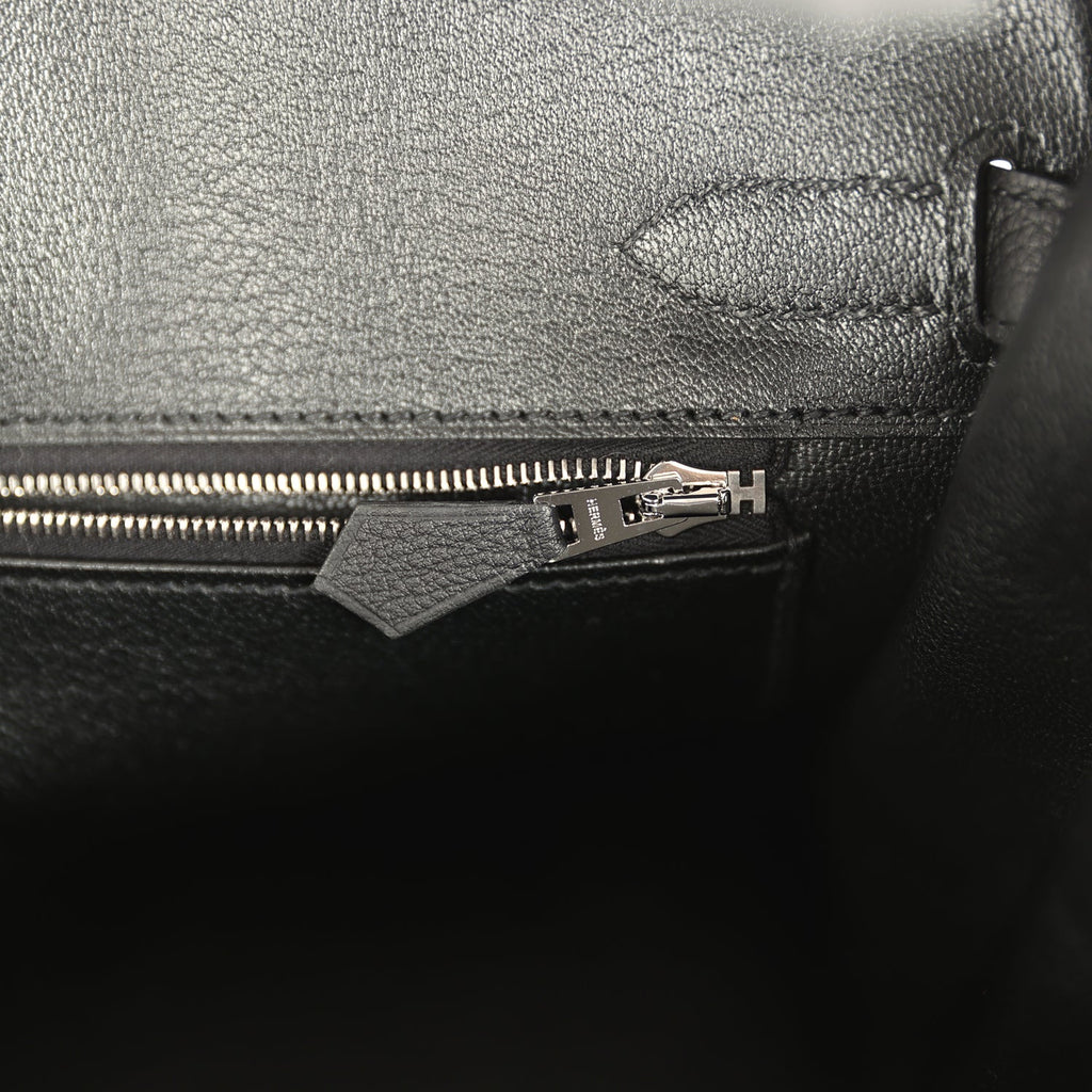 Hermes Birkin 30 Black Togo Palladium Hardware