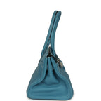 Vintage Hermes Shoulder Birkin 42 JPG Blue Jean Togo Palladium Hardware