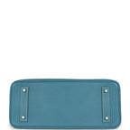 Vintage Hermes Shoulder Birkin 42 JPG Blue Jean Togo Palladium Hardware