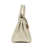 Hermes Special Order (HSS) Birkin 25 Craie Verso Togo Rose Gold Hardware