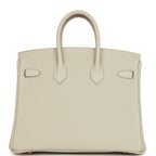 Hermes Special Order (HSS) Birkin 25 Craie Verso Togo Rose Gold Hardware