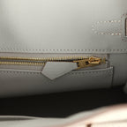 Hermes Special Order (HSS) Birkin 25 Craie Verso Togo Rose Gold Hardware