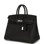 Hermes Birkin 25 Black Togo Palladium Hardware