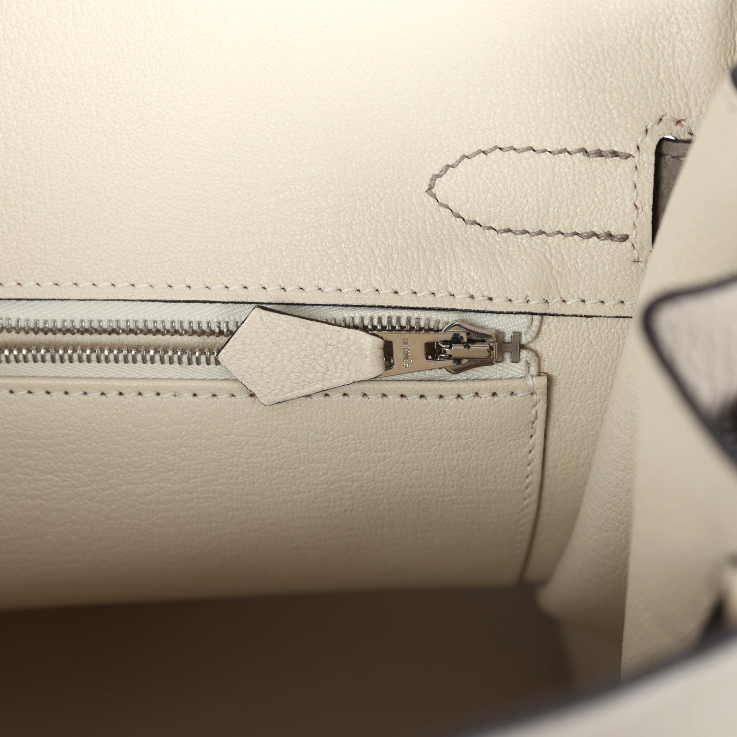 Hermes Special Order (HSS) Birkin 30 Gris Asphalt and Craie Togo Palladium Hardware
