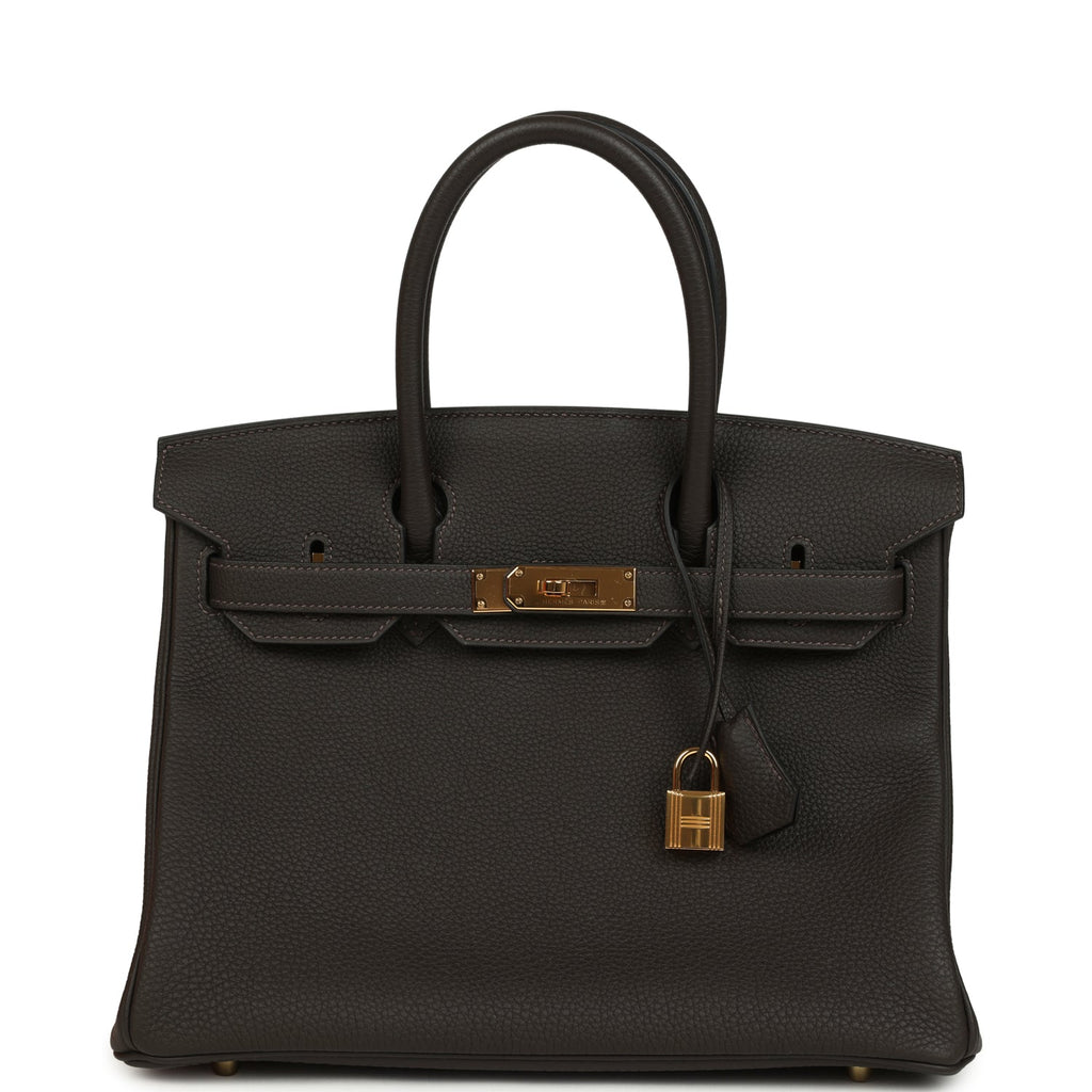 Hermes Birkin 30 Macassar Togo Gold Hardware