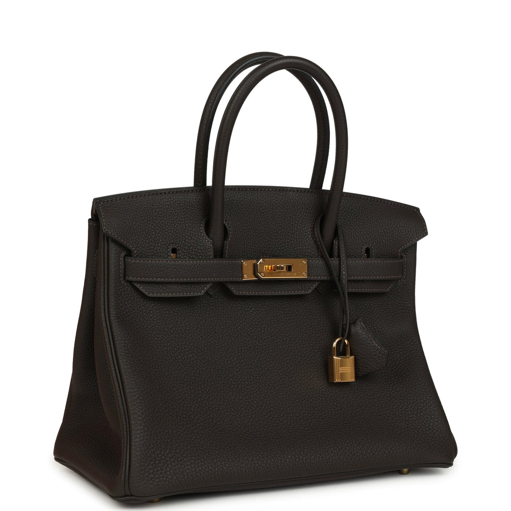 Hermes Birkin 30 Macassar Togo Gold Hardware