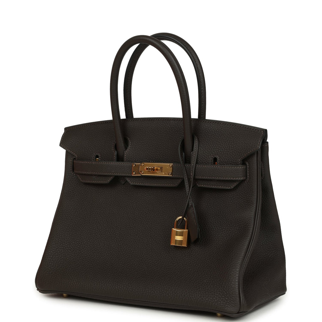 Hermes Birkin 30 Macassar Togo Gold Hardware