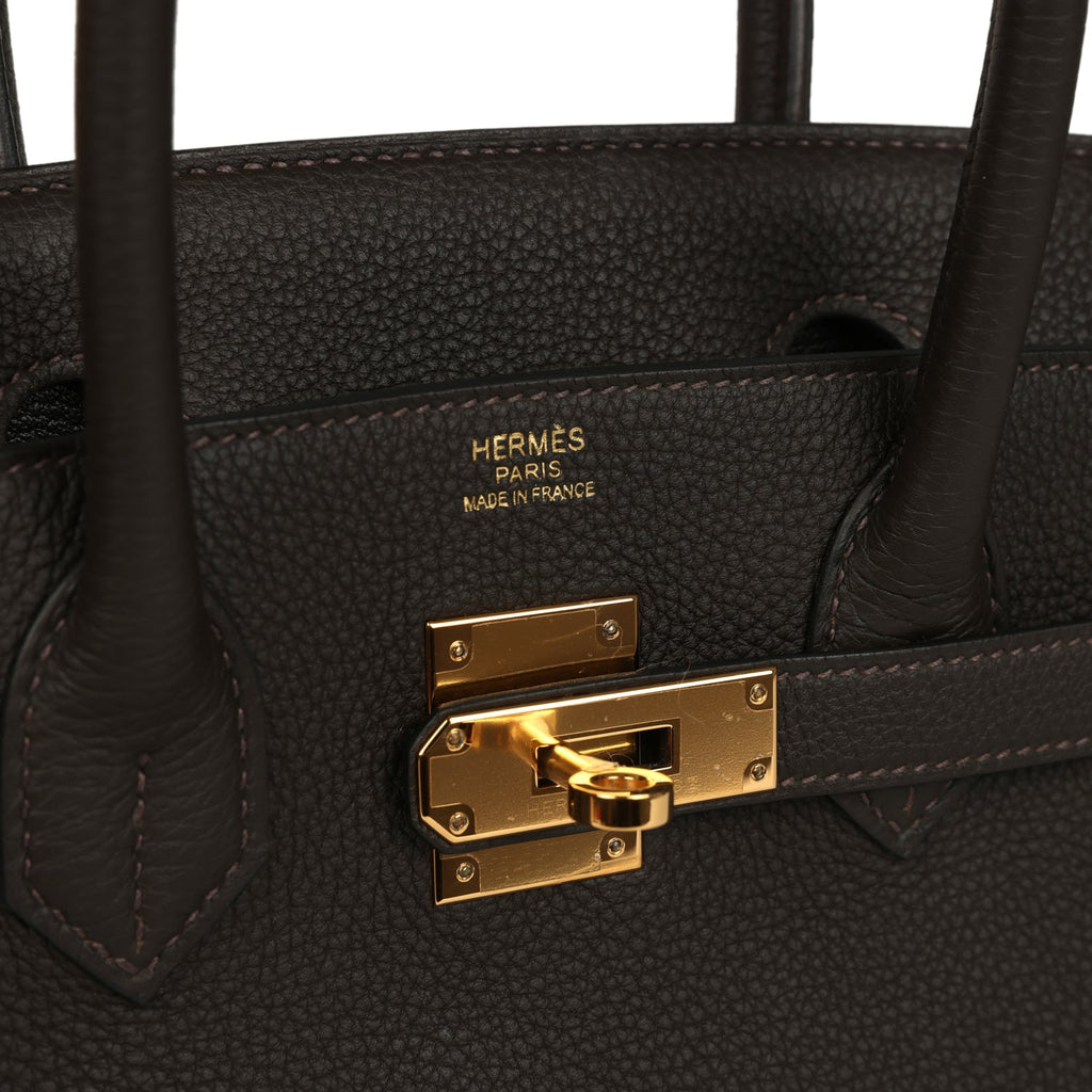 Hermes Birkin 30 Macassar Togo Gold Hardware