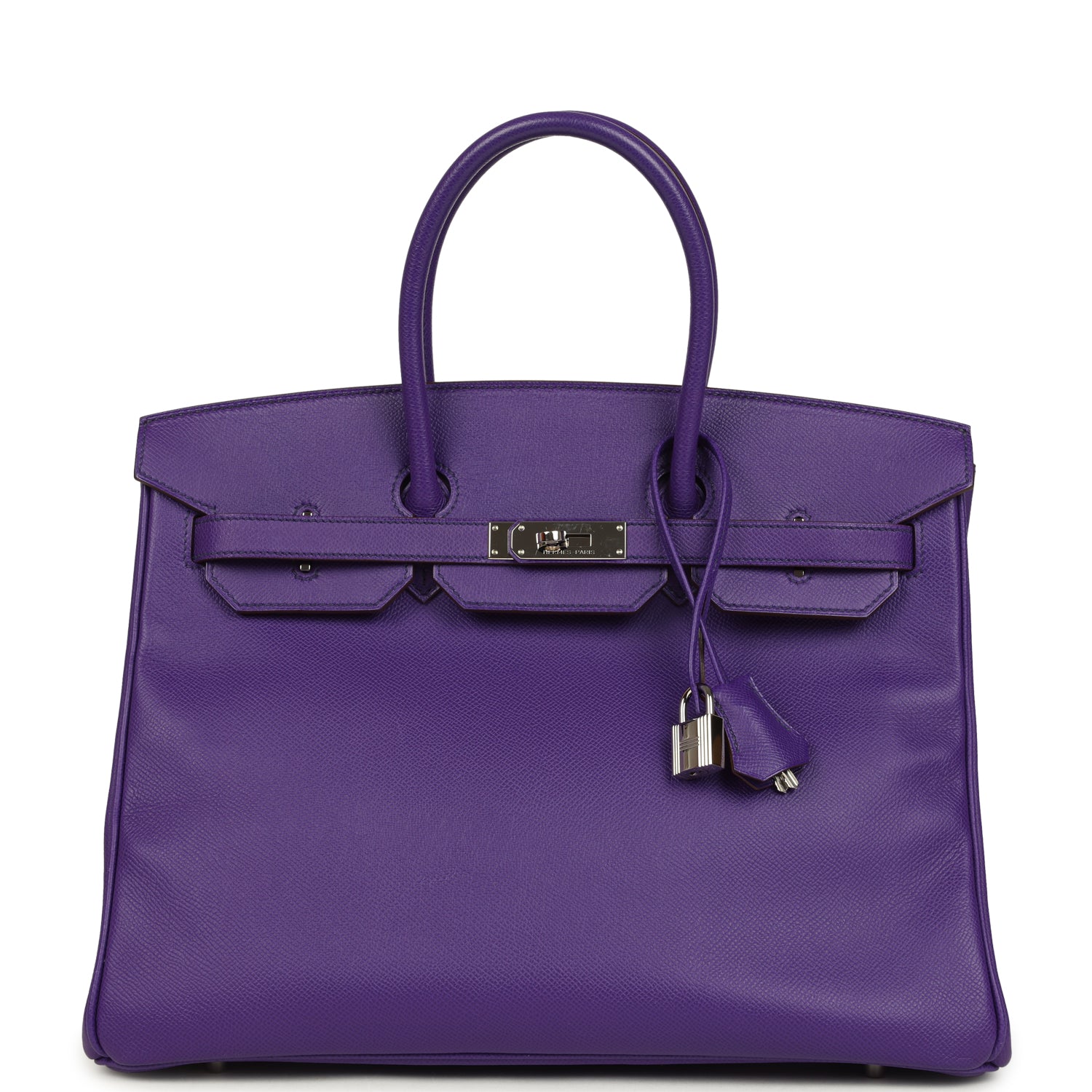 Hermes Birkin 35 Crocus Epsom Palladium Hardware