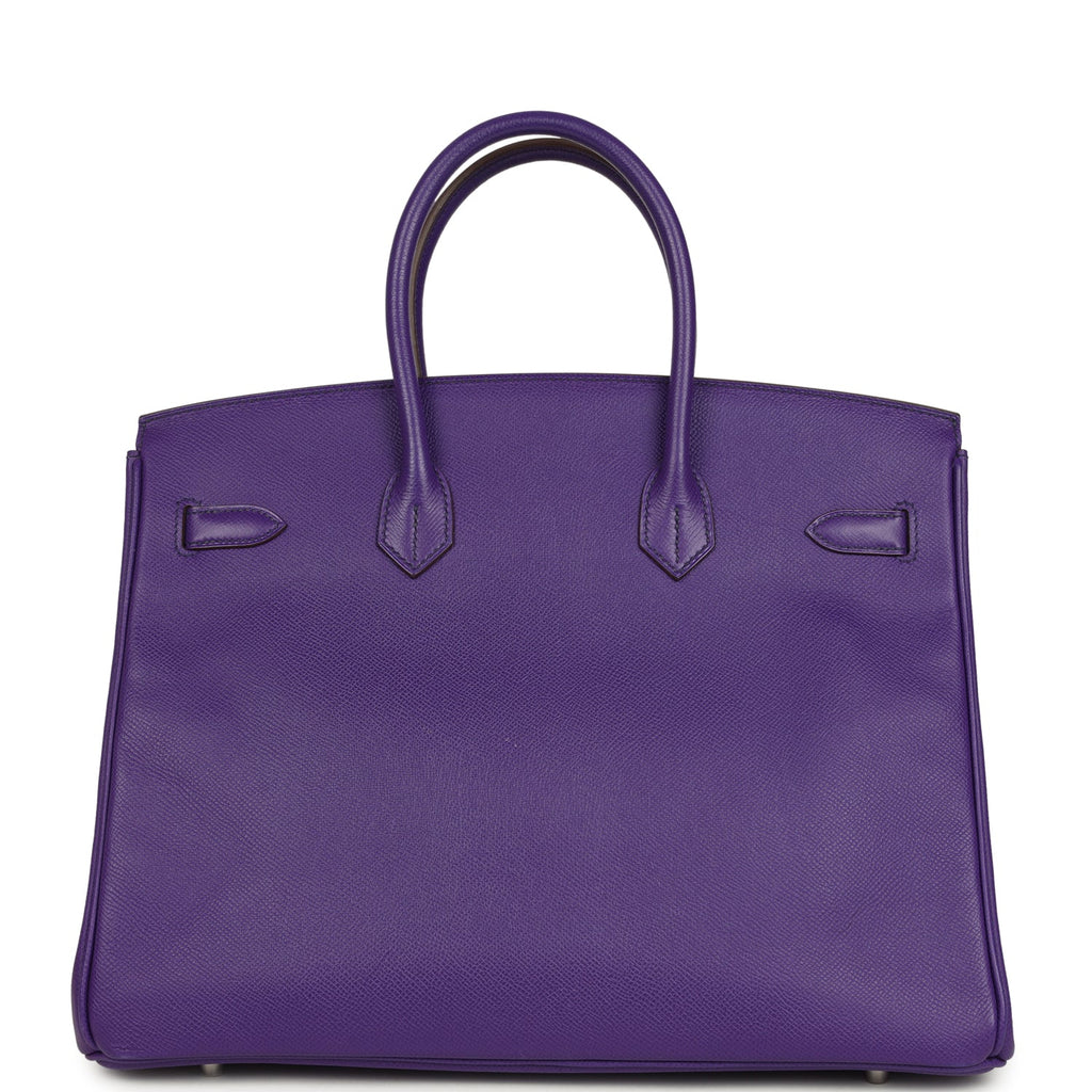 Hermes Birkin 35 Crocus Epsom Palladium Hardware
