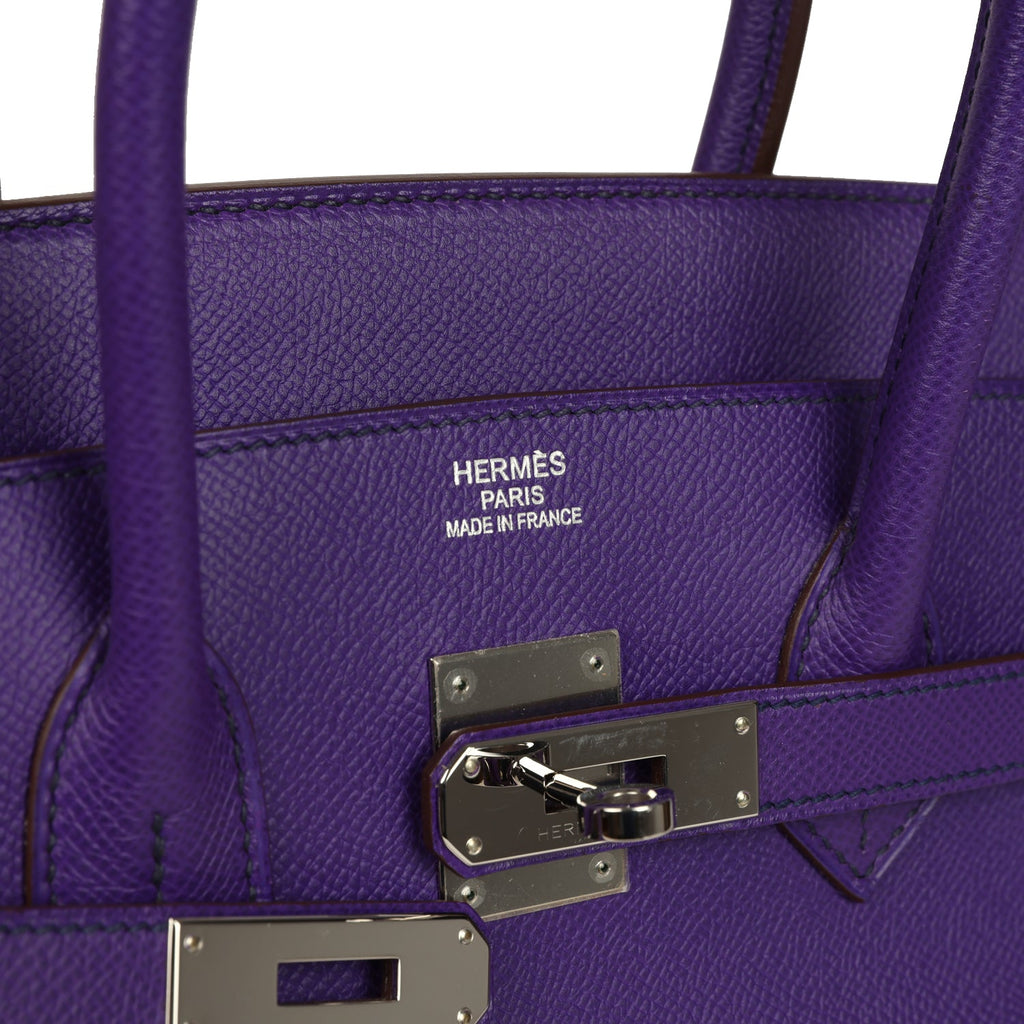 Hermes Birkin 35 Crocus Epsom Palladium Hardware