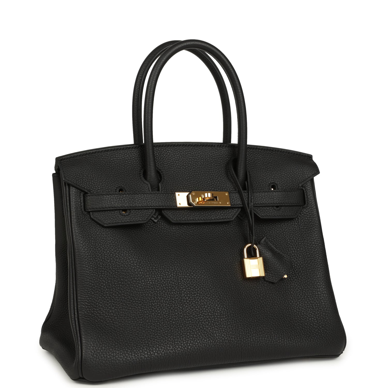 Hermes Birkin 30 Black Togo Gold Hardware
