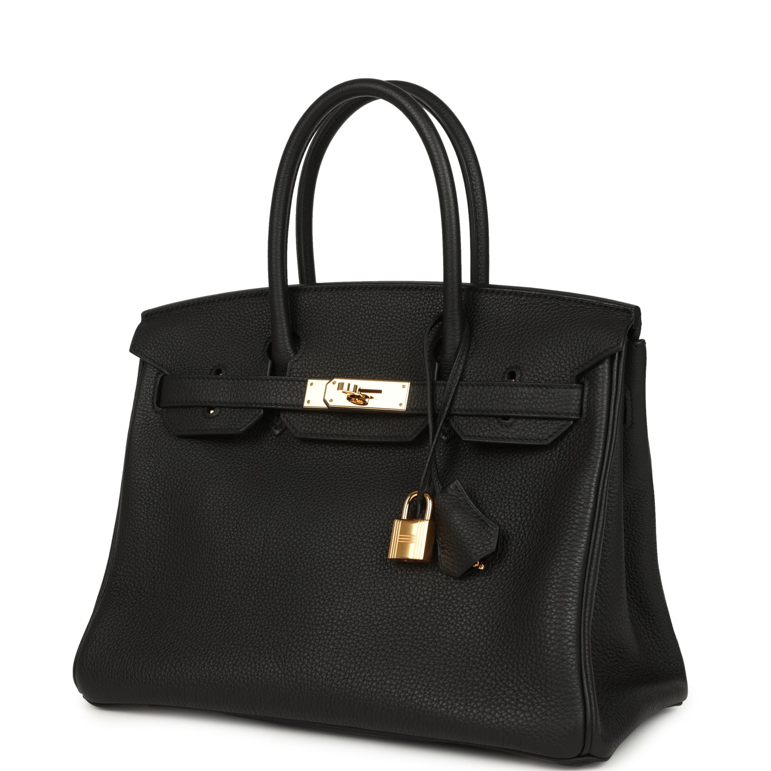 Hermes Birkin 30 Black Togo Gold Hardware