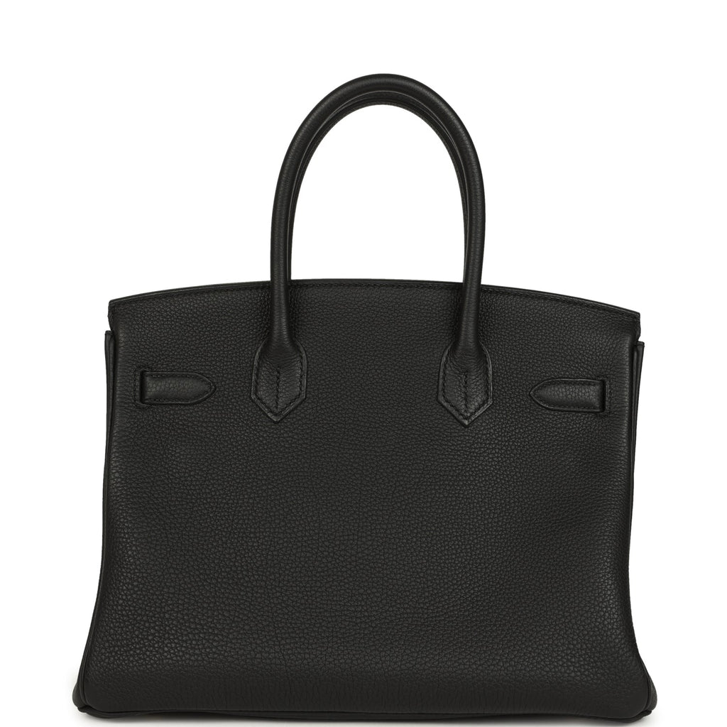 Hermes Birkin 30 Black Togo Gold Hardware