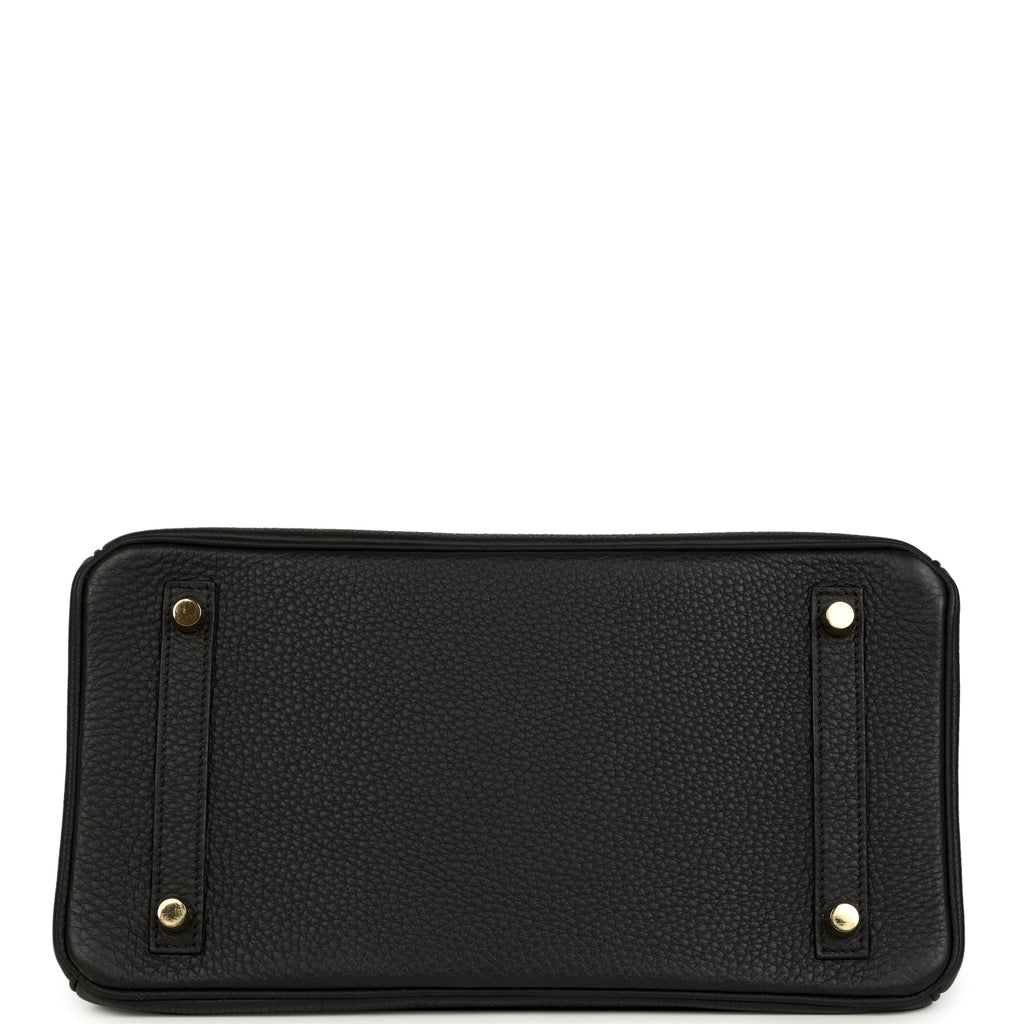 Hermes Birkin 30 Black Togo Gold Hardware