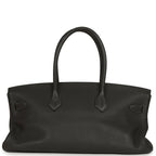 Vintage Hermes Shoulder Birkin 42 JPG Graphite Clemence Palladium Hardware