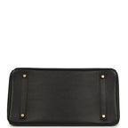 Vintage Hermes Birkin 35 Black Ardennes Gold Hardware