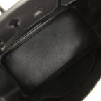 Vintage Hermes Birkin 35 Black Ardennes Gold Hardware