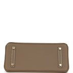 Hermes Shoulder Birkin Light 29 Etoupe Evercolor Gold Hardware