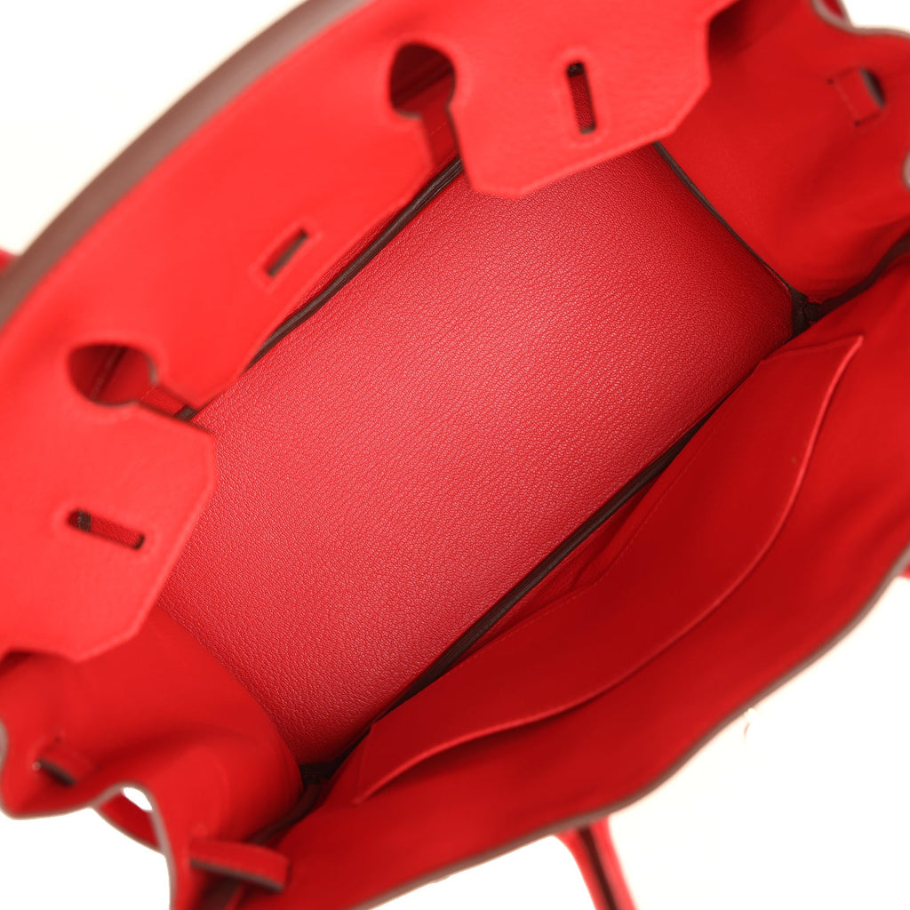 Hermes Birkin 30 Rouge Radieux Togo Palladium Hardware