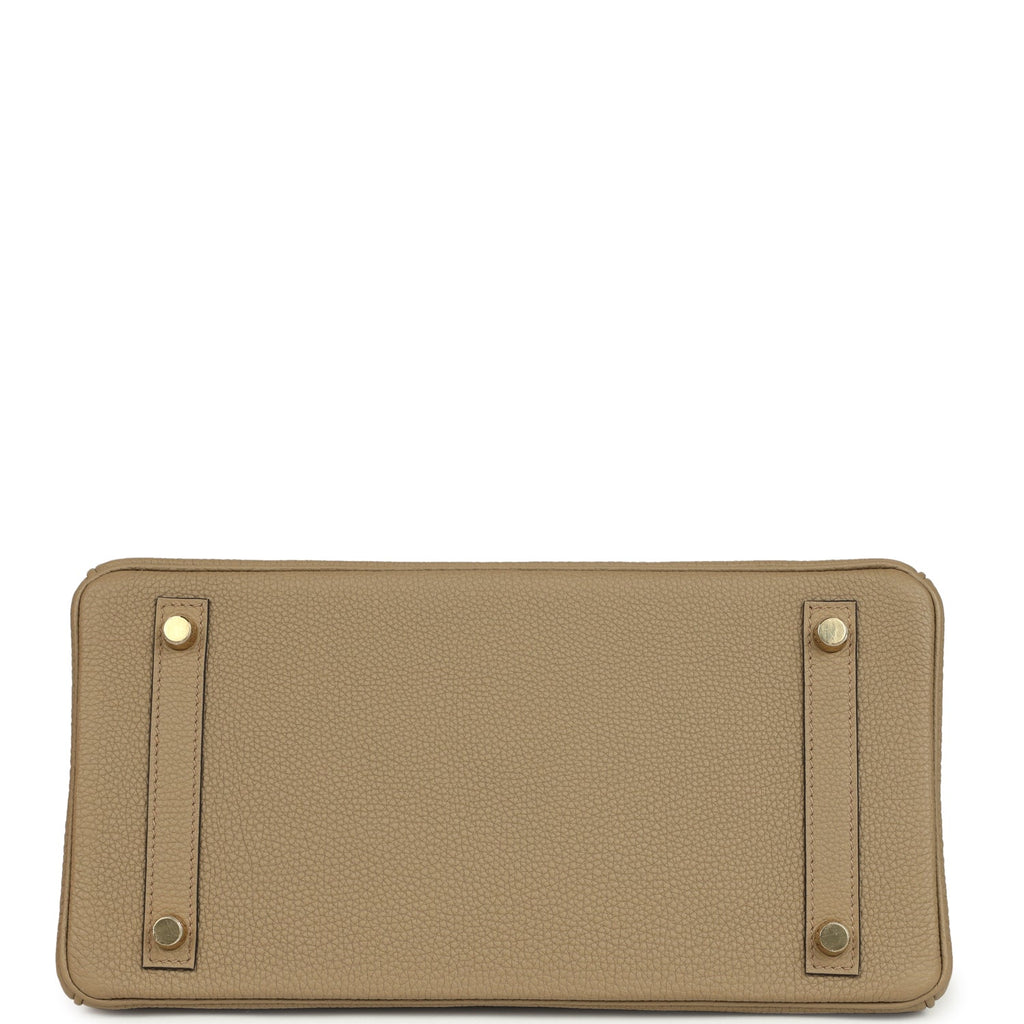 Hermes Birkin 30 Beige Marfa Togo Gold Hardware