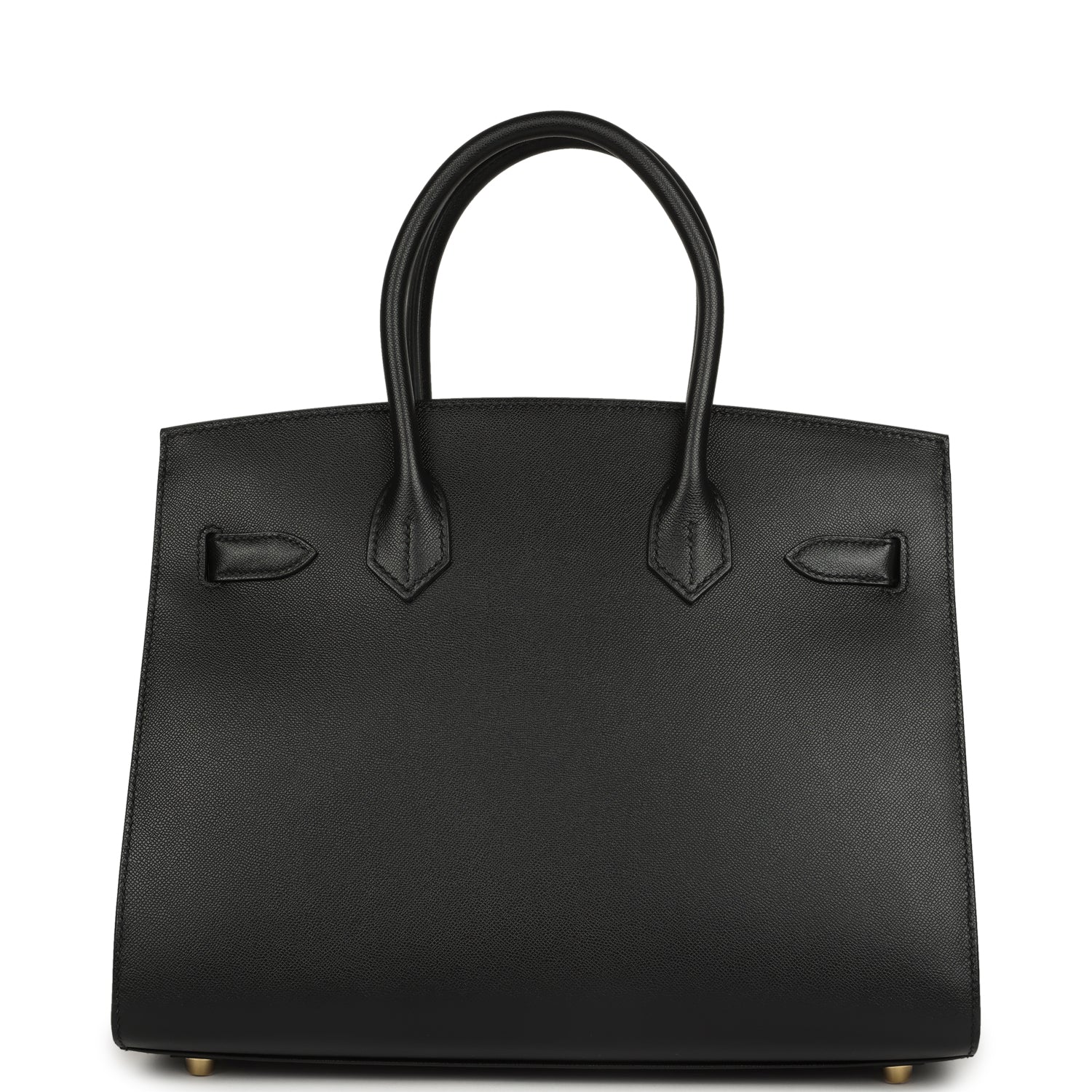 Hermes Birkin Sellier 30 Black Madame Gold Hardware