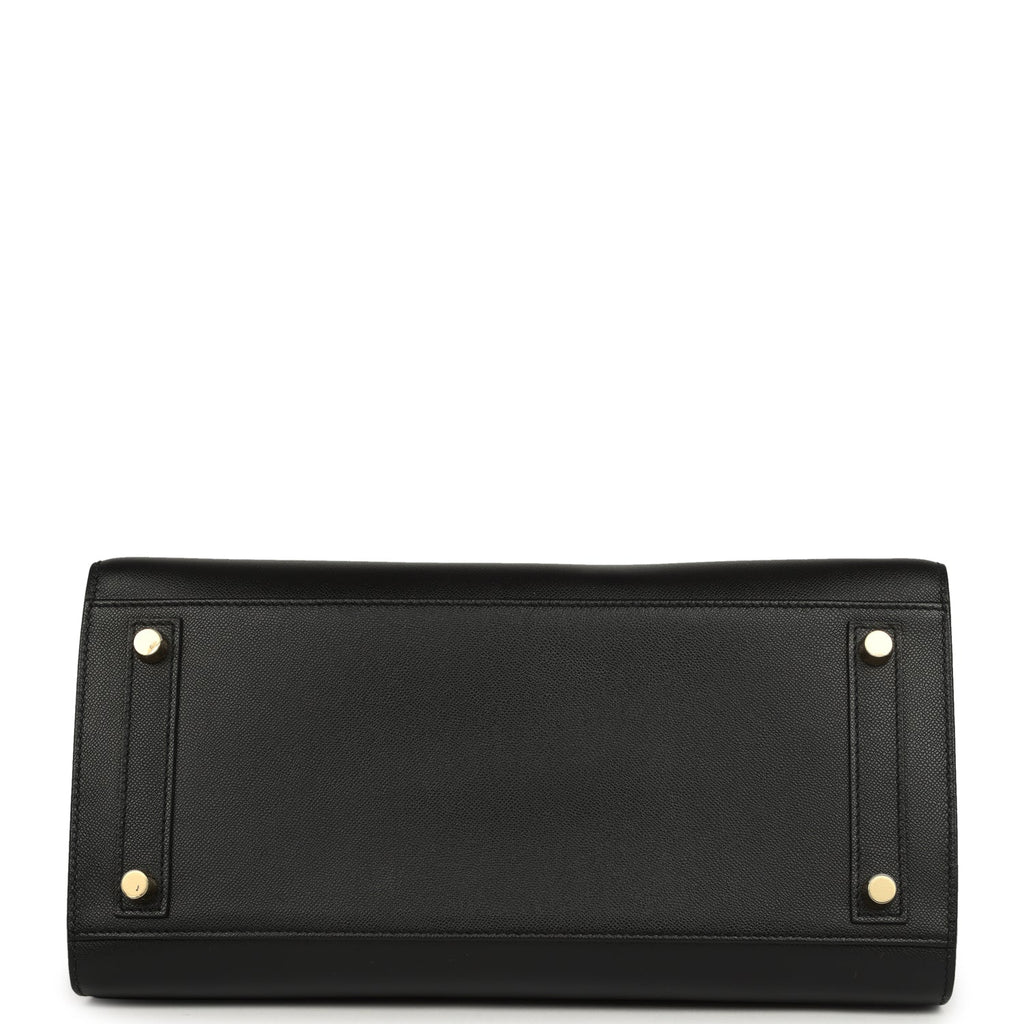 Hermes Birkin Sellier 30 Black Madame Gold Hardware