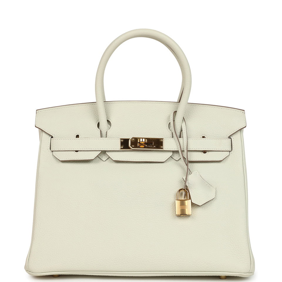 Hermes Birkin 30 Mushroom Togo Gold Hardware