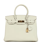 Hermes Birkin 30 Mushroom Togo Gold Hardware