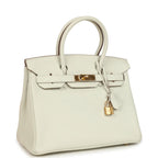 Hermes Birkin 30 Mushroom Togo Gold Hardware