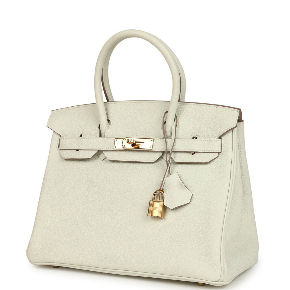 Hermes Birkin 30 Mushroom Togo Gold Hardware