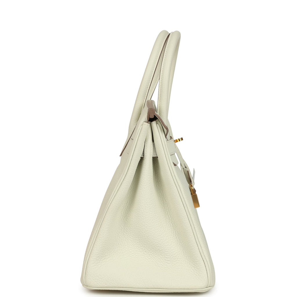 Hermes Birkin 30 Mushroom Togo Gold Hardware