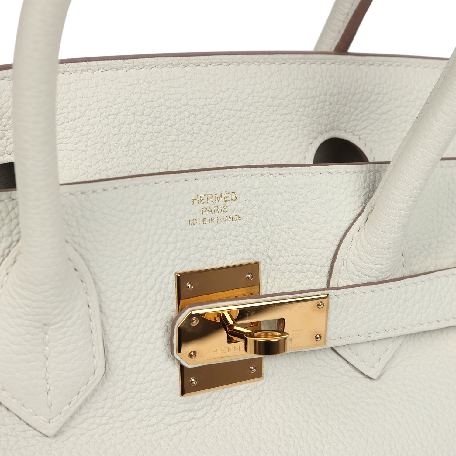 Hermes Birkin 30 Mushroom Togo Gold Hardware