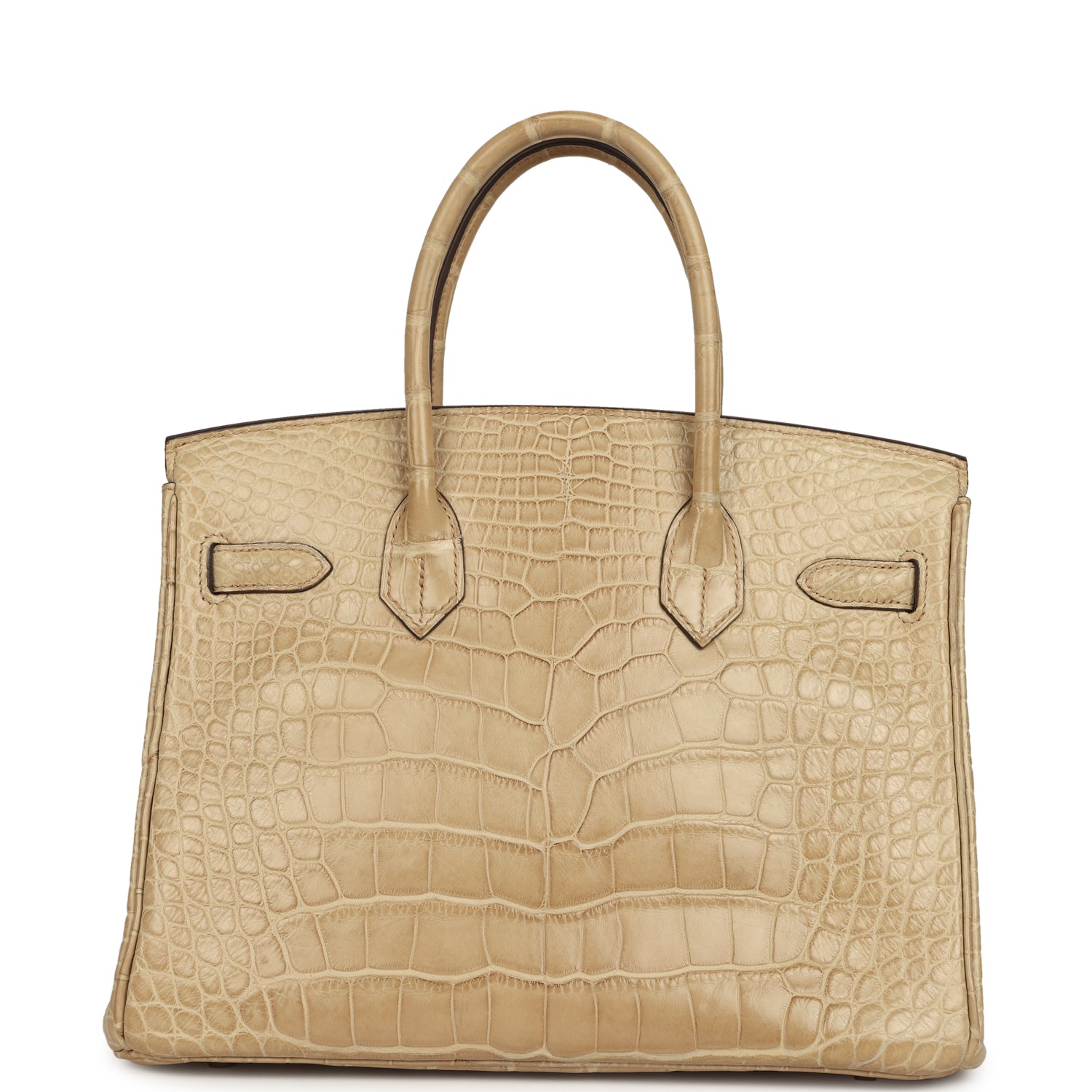 Vintage Hermes Birkin 30 Poussiere Matte Alligator Palladium Hardware
