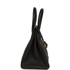 Hermes Birkin 30 Black Togo Rose Gold Hardware