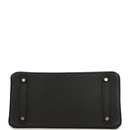 Hermes Birkin 30 Black Togo Rose Gold Hardware