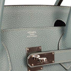 Vintage Hermes Shoulder Birkin 42 JPG Ciel Togo Palladium Hardware