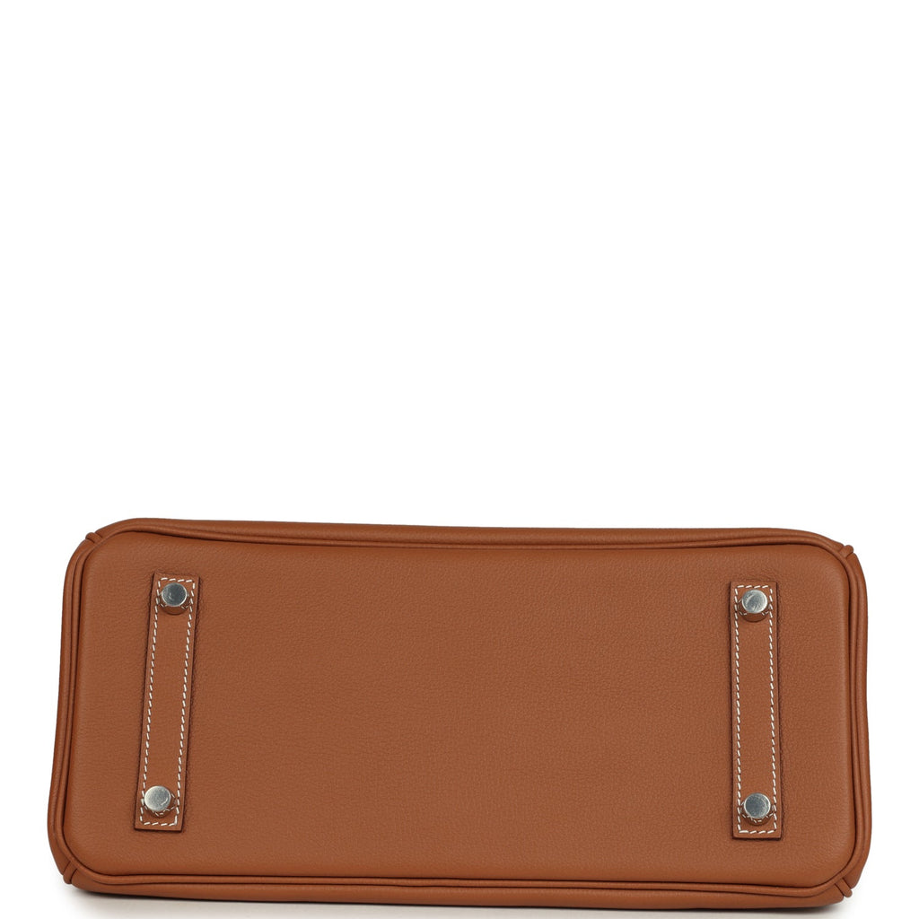 Hermes Shoulder Birkin Light 29 Gold Evercolor Palladium Hardware