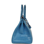 Hermes Birkin 35 Mykonos Matte Alligator Palladium Hardware